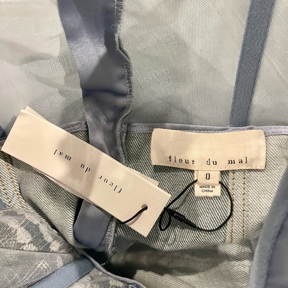 FLEUR DU MAL Gabrielle Embroidery Mini Dress - Picture 5 of 6